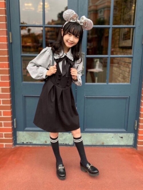 Mocchan Lovetoxicのジャンパースカートを使ったコーディネート Wear