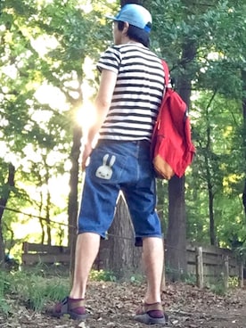 「CUNE（キューン）のアイテム（パンツ）」を使った、白井尚 takashi shiraiさん（メンズ・168cm）の夏コーディネート