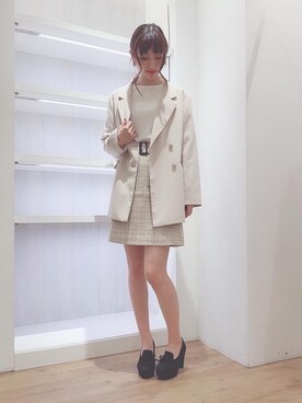 テーラードジャケットを使った 岡崎イオン のレディース人気ファッションコーディネート Wear