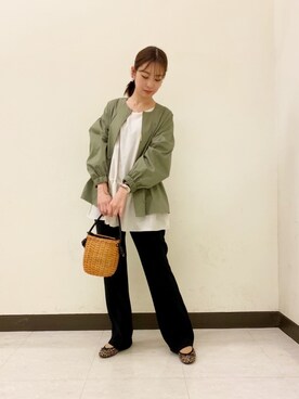 「アイテム（ブルゾン）」を使った、rina...さん（レディース・163cm・30代）の春コーディネート