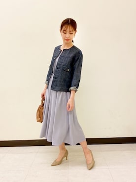 rina...さん（レディース・163cm）の春コーディネート