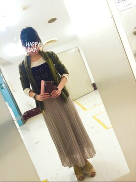 「SRIC（スリック）のアイテム」を使った、ARALEさん（レディース・161cm）の春コーディネート