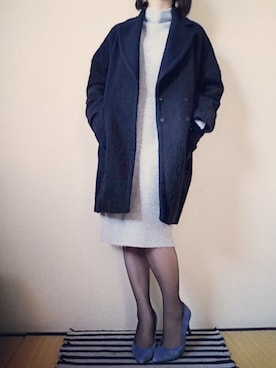 「UNTITLED（アンタイトル）のアイテム（パンプス）」を使った、うたみるのさん（レディース・151cm）の冬コーディネート