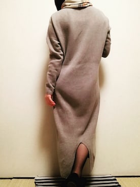 「UNTITLED（アンタイトル）のアイテム（ワンピース/ドレス）」を使った、うたみるのさん（レディース・151cm）の冬コーディネート
