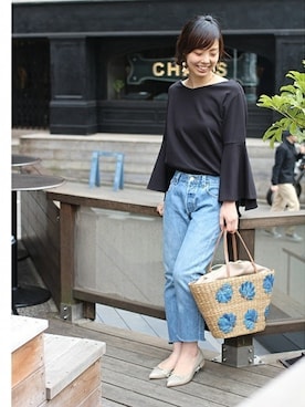 「denim」｜shokoさん（レディース・163cm）の春コーディネート