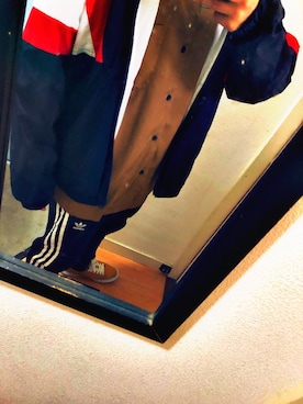 h5omy《相互》さんの「WEB限定 adidas/アディダス SST TRACK PANTS/CW1275/トラックパンツ」を使ったコーディネート