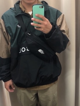 「KANGOL（カンゴール）のアイテム（ナイロンジャケット）」を使った、h5omy《相互》さん（メンズ・160cm）の春コーディネート