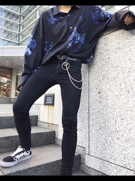 「アイテム（シューズ）」を使った、rariho1219さん（メンズ・168cm・10代）の秋コーディネート