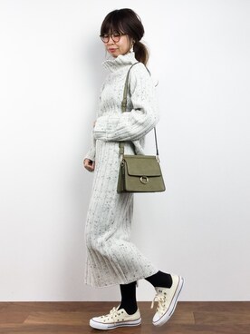 naoさん（レディース・163cm）の冬コーディネート