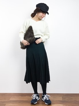 「STYLE DELI（スタイルデリ）のアイテム（バッグ）」を使った、naoさん（レディース・163cm）の冬コーディネート