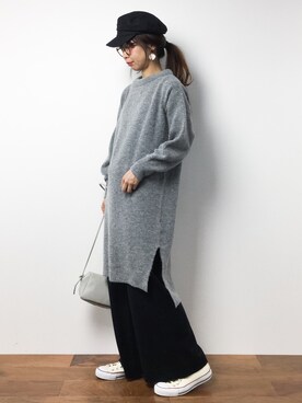 naoさん（レディース・163cm）の冬コーディネート