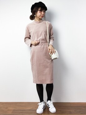 naoさん（レディース・163cm）の冬コーディネート