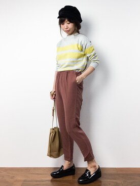 naoさん（レディース・163cm）の冬コーディネート