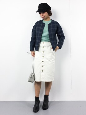 naoさん（レディース・163cm）の冬コーディネート