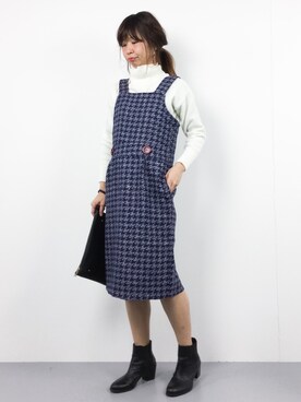 naoさん（レディース・163cm）の冬コーディネート