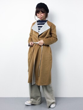 naoさん（レディース・163cm）の冬コーディネート