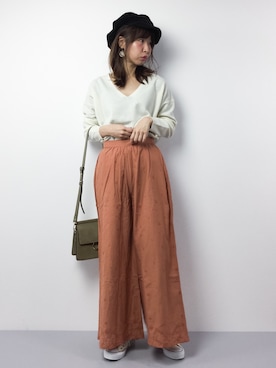 naoさん（レディース・163cm）の冬コーディネート