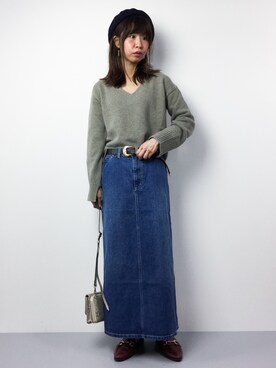 naoさん（レディース・163cm）の冬コーディネート