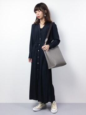 naoさん（レディース・163cm）の冬コーディネート