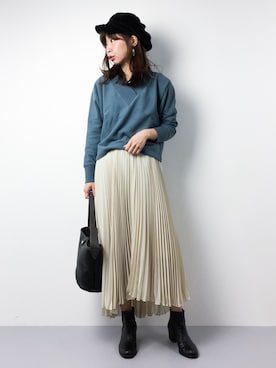 naoさん（レディース・163cm）の冬コーディネート