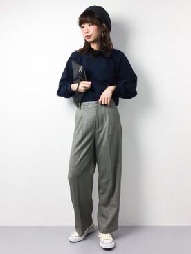 naoさん（レディース・163cm）の冬コーディネート