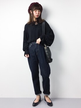 naoさん（レディース・163cm）の冬コーディネート