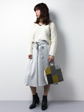 naoさん（レディース・163cm）の冬コーディネート