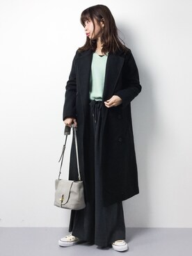 「Factor=（ファクターイコール）のアイテム（ジャケット/アウター）」を使った、naoさん（レディース・163cm）の冬コーディネート