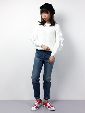 naoさん（レディース・163cm）の冬コーディネート