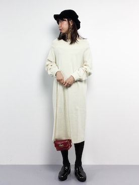 naoさん（レディース・163cm）の冬コーディネート