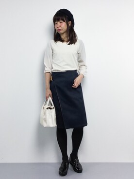 naoさん（レディース・163cm）の冬コーディネート