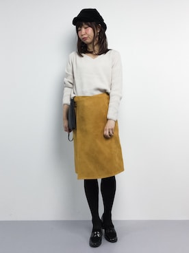 naoさん（レディース・163cm）の冬コーディネート