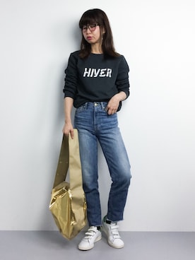 naoさん（レディース・163cm）の冬コーディネート