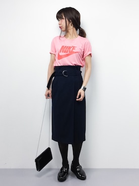 「PLAIN CLOTHING（プレーンクロージング）のアイテム（トップス）」を使った、naoさん（レディース・163cm）の冬コーディネート
