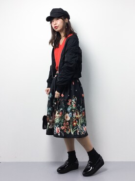 naoさん（レディース・163cm）の冬コーディネート