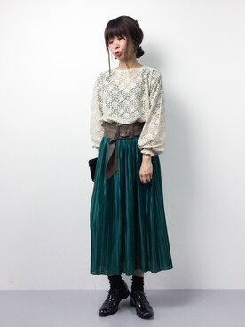 naoさん（レディース・163cm）の冬コーディネート