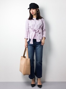 naoさん（レディース・163cm）の冬コーディネート