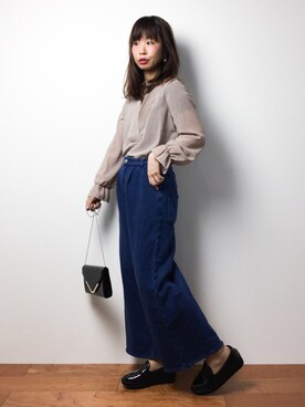 naoさん（レディース・163cm）の冬コーディネート