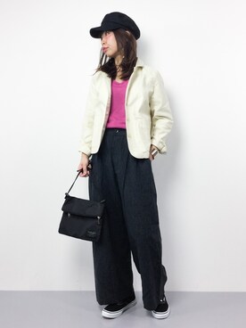 naoさん（レディース・163cm）の冬コーディネート