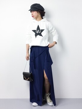 「OSKAR（オスカー）のアイテム」を使った、naoさん（レディース・163cm）の春コーディネート