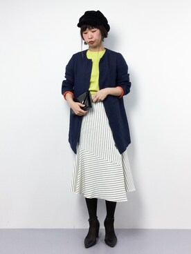 「BENETTON (UNITED COLORS OF BENETTON)（ベネトンユナイテッドカラーズオブベネトン）のアイテム（トレンチコート）」を使った、naoさん（レディース・163cm）の春コーディネート