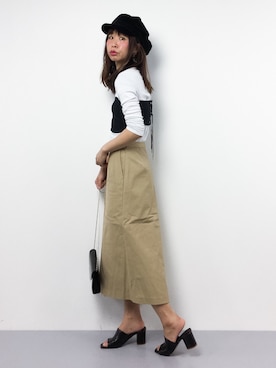 naoさん(レディース・163cm)の春コーディネート