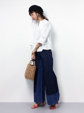 naoさん（レディース・163cm）の春コーディネート