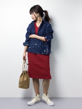 orslow / 別注 ペイント カバーオールを使った人気ファッション 