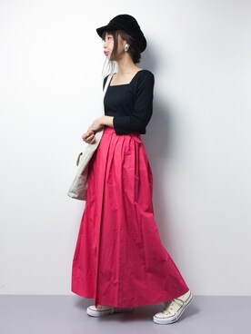 naoさん（レディース・163cm）の春コーディネート