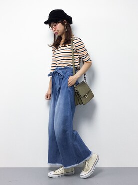 naoさん（レディース・163cm）の春コーディネート