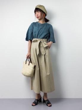 「eiπe （イーペ）のアイテム（トップス）」を使った、naoさん（レディース・163cm）の春コーディネート