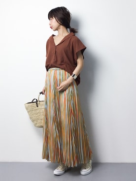 naoさん（レディース・163cm）の春コーディネート