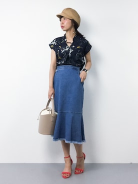 naoさん（レディース・163cm）の春コーディネート