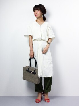 naoさん（レディース・163cm）の春コーディネート